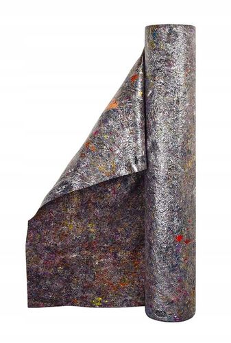 MATA MALARSKA Ochronna FILCOWA Z FOLIĄ 1 x 25 mb FILC Budowlany Folia ROLKA na Arena.pl