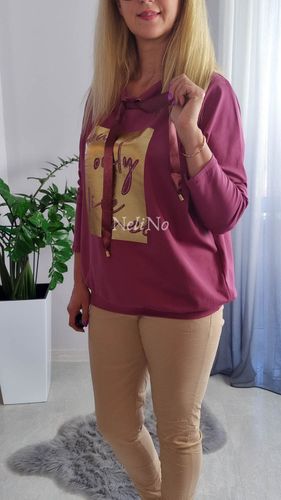 Bawełniana bluzka Onayla Wrzos UNI na Arena.pl