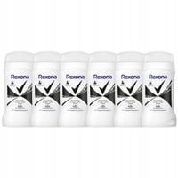 6 x Rexona Invisible Black + White Antyperspirant w sztyfcie 50 ml