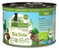 Monoproteinowa karma dla kota bez GMO Catz Finefood Bio N.505 KACZKA 200g