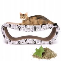 DRAPAK DLA KOTA TEKTUROWY DUŻY legowisko do drapania LEŻAK KARTONOWY 28x78