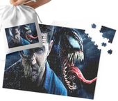PUZZLE - VENOM WZORY Z FILMÓW I GIER 24el + WORECZEK