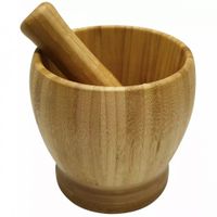 kuchenny moździerz bambusowy 9cm kinghoff kh-1616