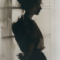 Plakat 80x80cm Półcień Zarysu