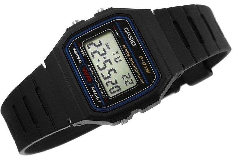 Zegarek Męski CASIO F-91W-1DG zdjęcie 2
