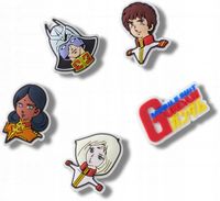 Przypinki Crocs Jibbitz Piny Do Butów Gundam 5pck