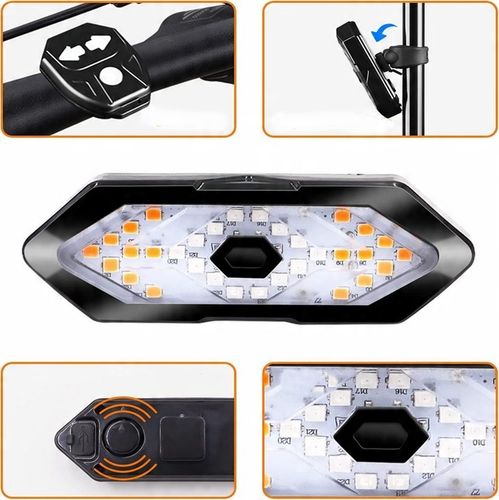 KIERUNKOWSKAZY LAMPKA NA ROWER LAMPA OŚWIETLENIE SYGNALIZACJA TYŁ LED PILOT na Arena.pl