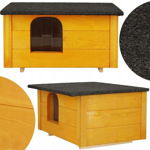 BUDA BUDKA DLA KOTA PSA OCIEPLANA WYSYŁKA W CAŁOŚCI DREWNIANA CAŁA DOMEK na Arena.pl