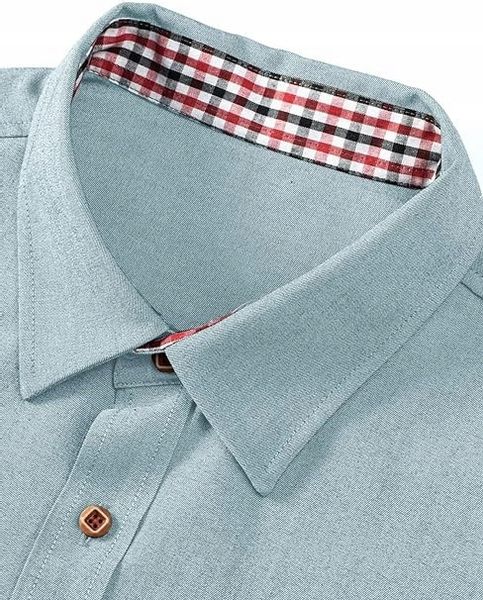 Meilicloth koszula meska krotki rekaw w kolorze jeansu Rozmiar XL zdjęcie 3