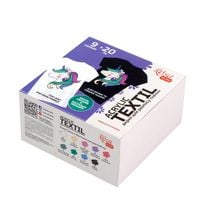 rosa talent farby do tkanin unicorn 9 kol.x20ml