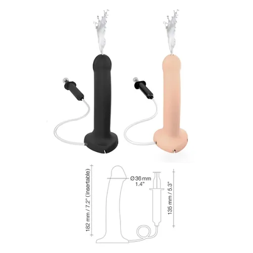 Dildo - Strap-On-Me Squirting Dildo Black na Arena.pl