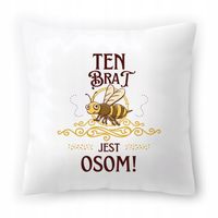 Poduszka Dla Brata Braciszka Na Urodziny Prezent Z Nadrukiem Ze Zdjęciem