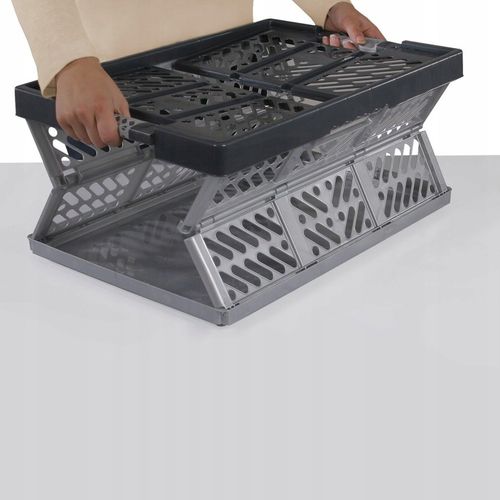 Składany kosz Keeeper BEN 45l z Soft Touch uchwytami grafit udźwig do na Arena.pl