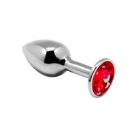 Mini Metal Butt Plug M Red