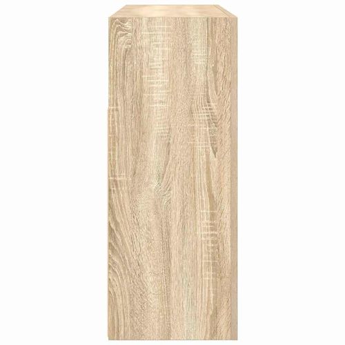 Bufet dąb sonoma 116 x 30 x 75 cm Materiał drewnopochodny na Arena.pl