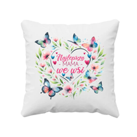 Najlepsza mama we wsi - poduszka prezent na Dzień Matki