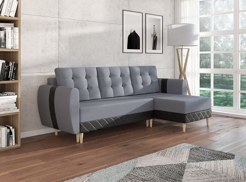 Narożnik rozkładany skandynawski PONO rogówka do salonu spanie na Arena.pl