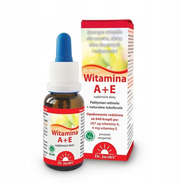 Dr.Jacobs Witamina A + E wzrok ukł. odpornościowy zdjęcie 1