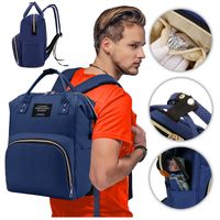 Duży plecak damski męski do pracy szkoły na laptopa wycieczka kieszonki xl