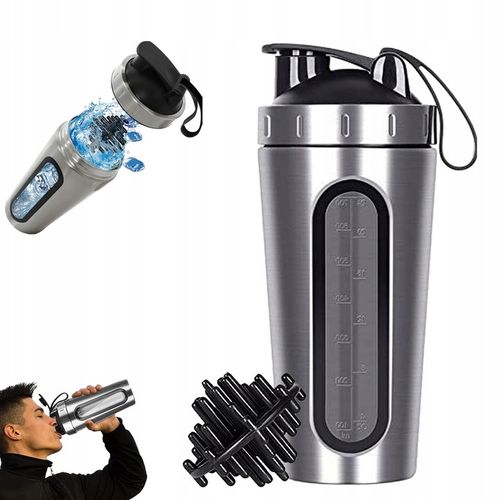 SHAKER 700ml BIDON BIAŁKO SZEJKER DO ODŻYWEK na Arena.pl