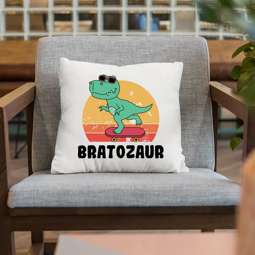 Bratozaur - poduszka na prezent na Arena.pl