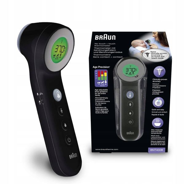 Termometr BRAUN BNT400 Czarny zdjęcie 6