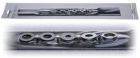 Nóż kosiarki uniwers 45cm wyrzut boczny blister 1-145