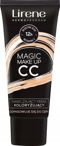 LIRENE MAGIC MAKE UP KREM CC NAWILŻAJĄCY DOPASOWUJĄCY SIĘ DO CERY 30 ML na Arena.pl