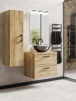 ZESTAW MEBLI ŁAZIENKOWYCH LUNA 80 + SŁUPEK (W1) + EC