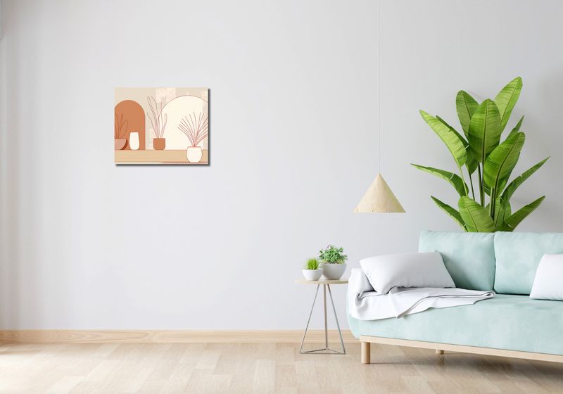 Obraz 50x40cm Widok Roślin zdjęcie 2