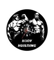 Zegar ścienny z płyty winylowej 243.13 Wyrzeźbione sylwetki