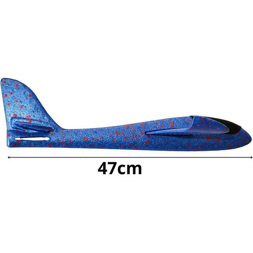 SAMOLOT STYROPIANOWY 47CM NIEBIESKI na Arena.pl