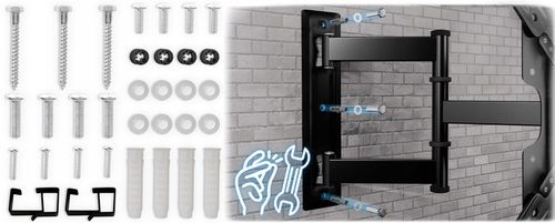 OBROTOWY UCHWYT DO TELEWIZORA ŚCIENNY Wieszak TV UNIWERSALNY 17-56 na Arena.pl