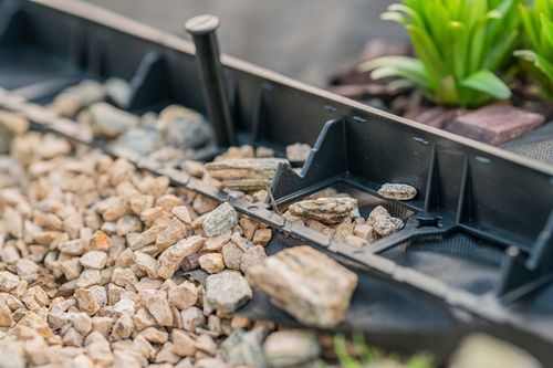 Obrzeże ogrodowe trawnikowe border 45 50m+250kotew na Arena.pl