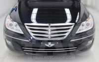 Hyundai Genesis Seden -Chromowane Listwy Grill Chrom Atrapy Zderzaka Tuning