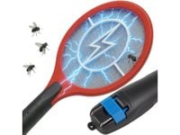 Łapka na owady elektryczna na akumulatorowa do gniazdka 230v czerwony