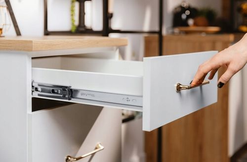 VERSALITE PLUS + prowadnica meblowa kulkowa 40 KG - 45 x 500 x 12,7 mm na Arena.pl