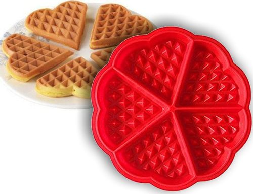 Gofry - Forma do gofrów placków omletu bez tłuszczu - 5 serc na Arena.pl