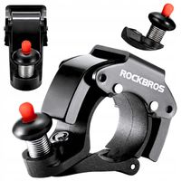 Mały dzwonek rowerowy na kierownicę Rockbros ~22mm 100dB głośny kszałt C