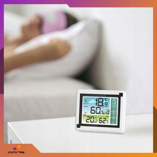 Stacja pogody bezprzewodowa pogodowa meteo 3 czujniki zewnętrzna na Arena.pl