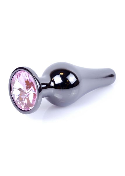 Plug-Jewellery Dark Silver Butt Plug- Rose zdjęcie 7
