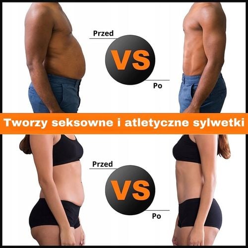 ElektroStymulator Mięśni Brzucha Pas Odchudzający ABS 6 Trybów UNIWERSALNY na Arena.pl