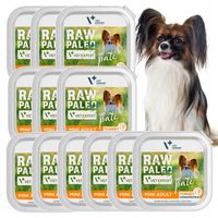 Mokra karma dla psów dorosłych małych ras indyk Raw Paleo Pate 12 x 150g