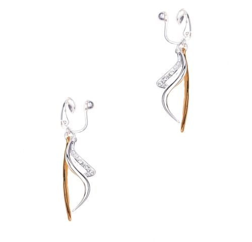 klipsy z nietypowym wzorem (e10179ag-au) na Arena.pl