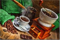 120CM 80CM OBRAZ ŚCIENNY KAWA NATURALNA