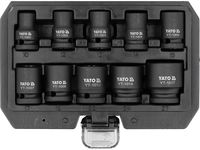 zestaw nasadek udarowych krótkich 1/2'' 10 szt. 10-27 mm - yt-10252