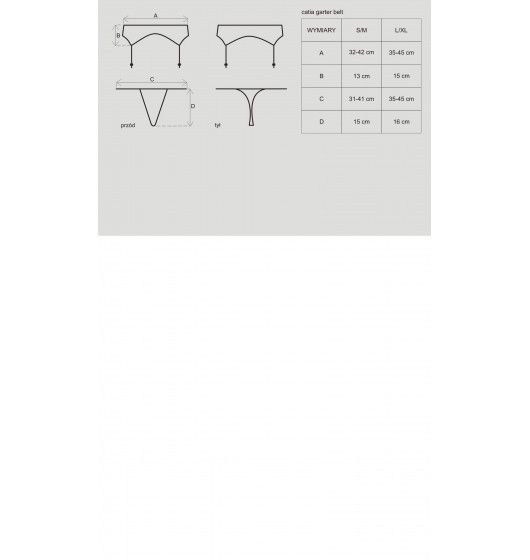 Catia Pas Do Pończoch I Stringi S/M zdjęcie 3