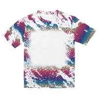 Koszulka Cotton-Like Bleached Leopard Wild Purple do sublimacji S