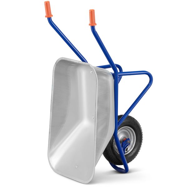 Taczka budowlana ogrodowa ocynkowana mocna KPGD-567 140 L / 210 kg zdjęcie 3