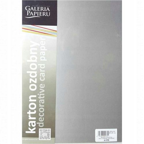 Karton Ozdobny Millenium Srebrny 220G/M2 (20) 9395 na Arena.pl
